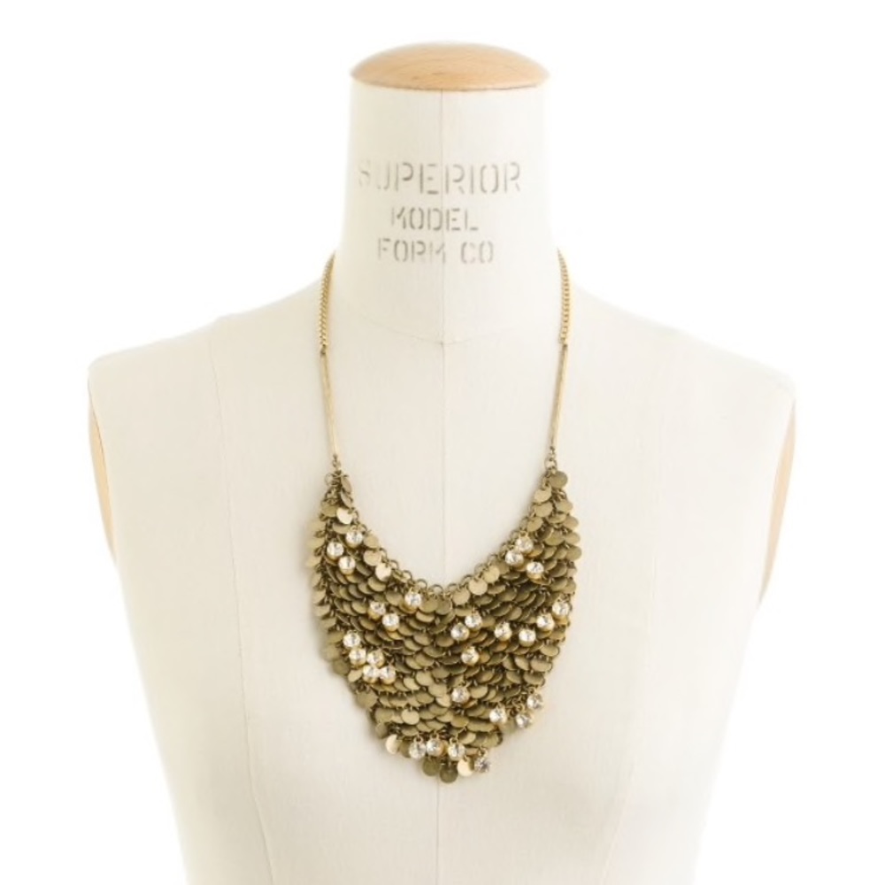 Madewell Moonlight Sparkle Bib Necklace